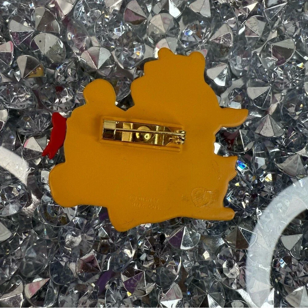 Disney Winnie the Pooh & Piglet Holiday Pin - Yellow, Pink, Red, Green, Blue